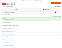 Tablet Screenshot of mercanuncios.com